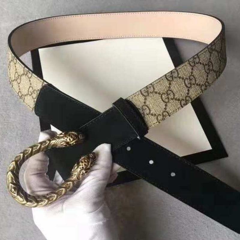 GCBL25 Real leather 3.8CM 95-125CM Belt with all packing