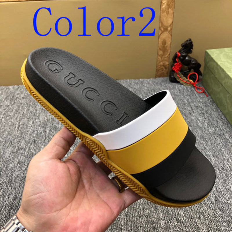 YGS19 shoes man and women slippers with all packaging
