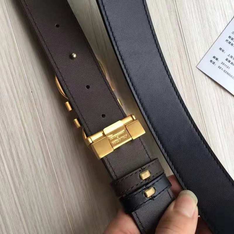 FBL4 Real leather 3.5CM 95-125CM Belt with all packing