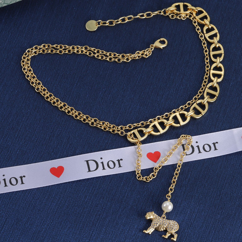 DN6 Necklace copper plating gold Jewelry