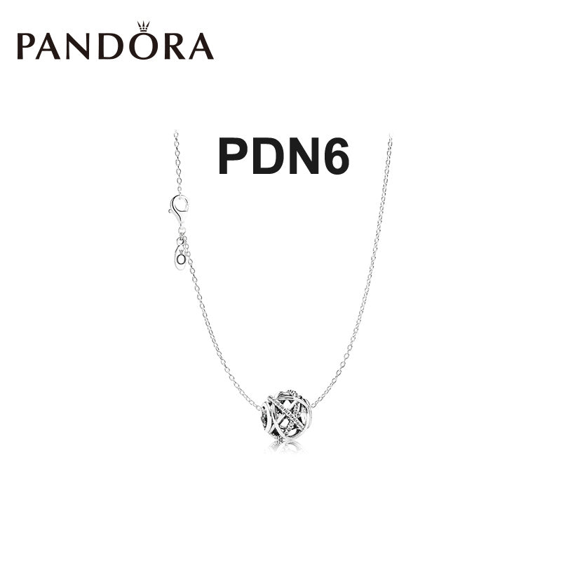 PDN3 925 Sterling Silver Necklace High Quality Jewelry