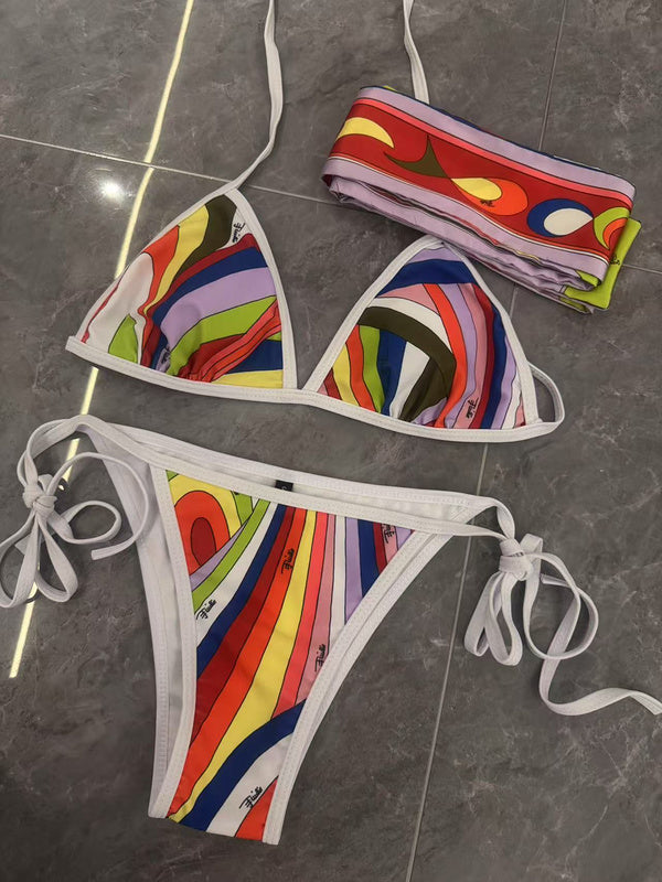 PH2502 Women's two-piece swimsuit with hijab