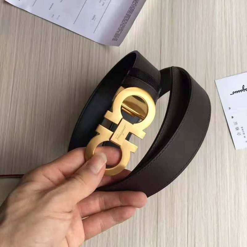 FBL4 Real leather 3.5CM 95-125CM Belt with all packing