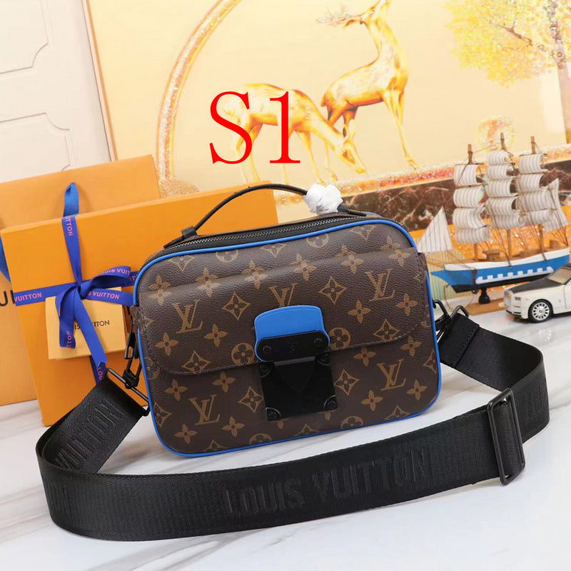 GLP066 High quality leather bag men bag 22 x 18 x 8CM