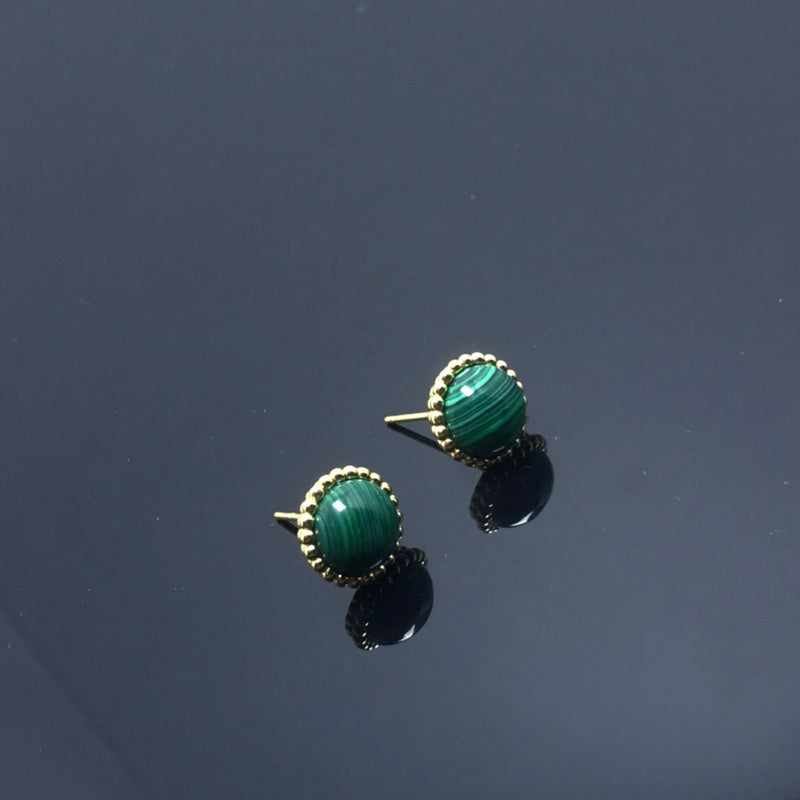 AVSE7 Women's new candy fritillary beaded stud earrings jewelry