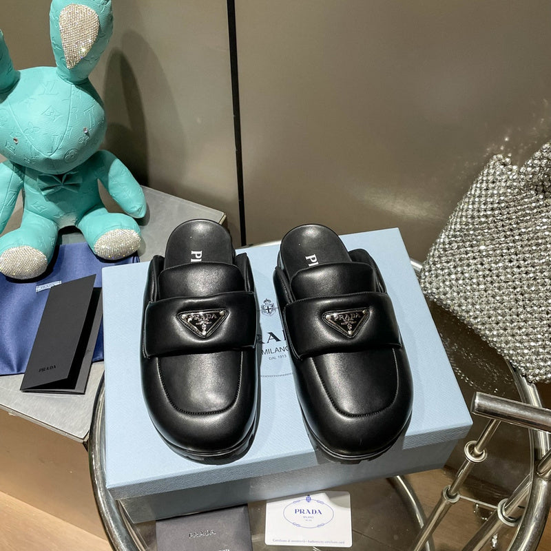 MJPS3 Leather Women Slippers 35-41 shoes With box
