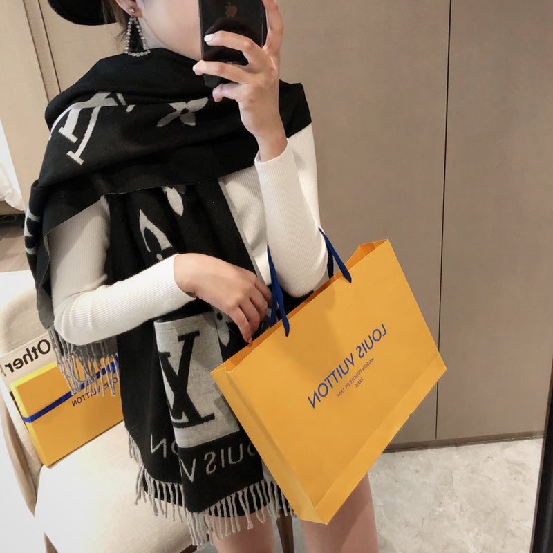 XLC19 cashmere blend 65-180CM Scarf Can choose box