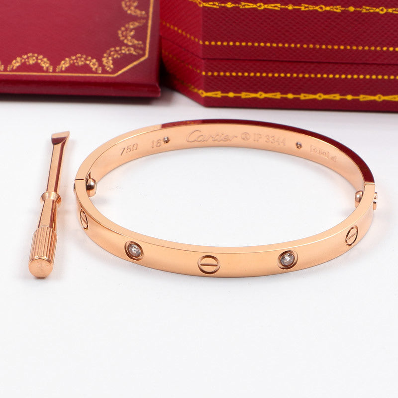 CAB15 brand bangle LOVE bracelet screw bracelet with screwdriver The most classic bangle 316L steel 18K gold plated Jewelry 15-22cm
