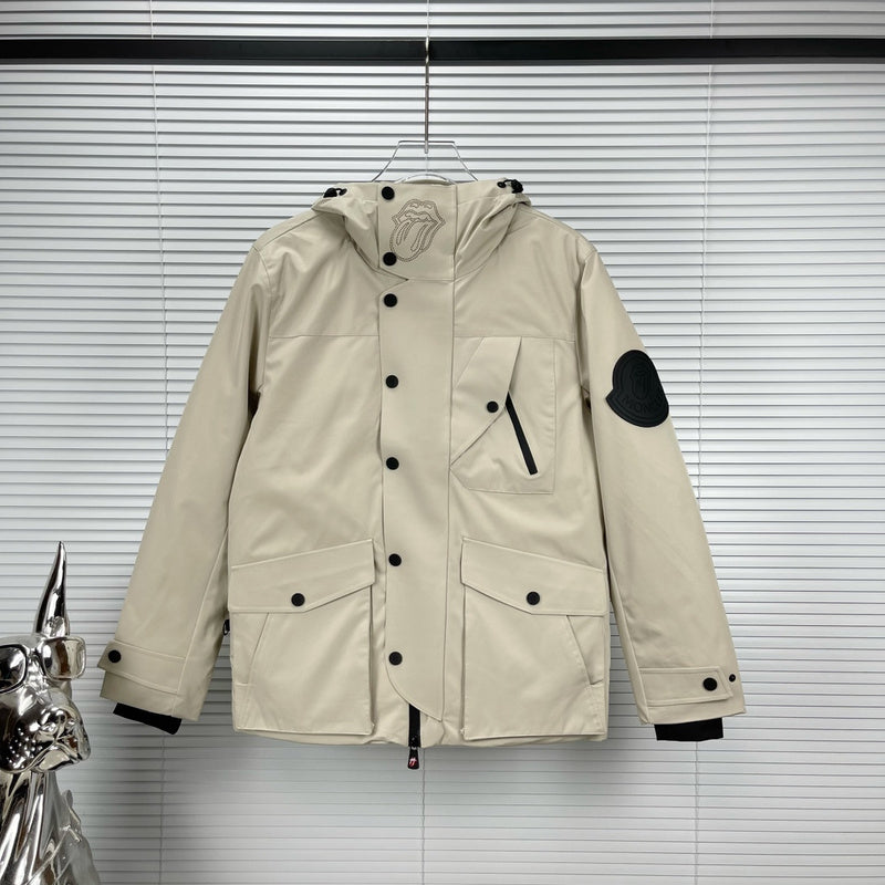 MOC71 New armband couple hooded down jacket