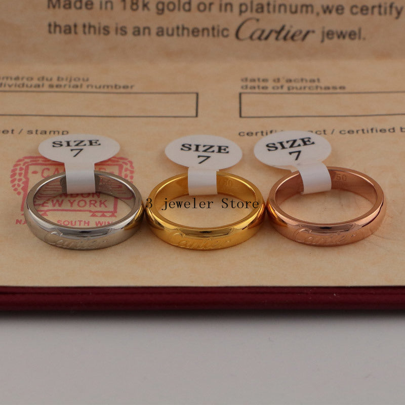 CAR8 316L steel with 18K gold plated Jewelry