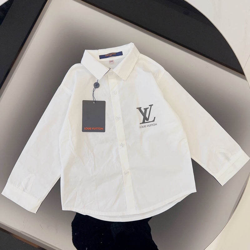 TLVC2 Boys and girls trendy White shirt