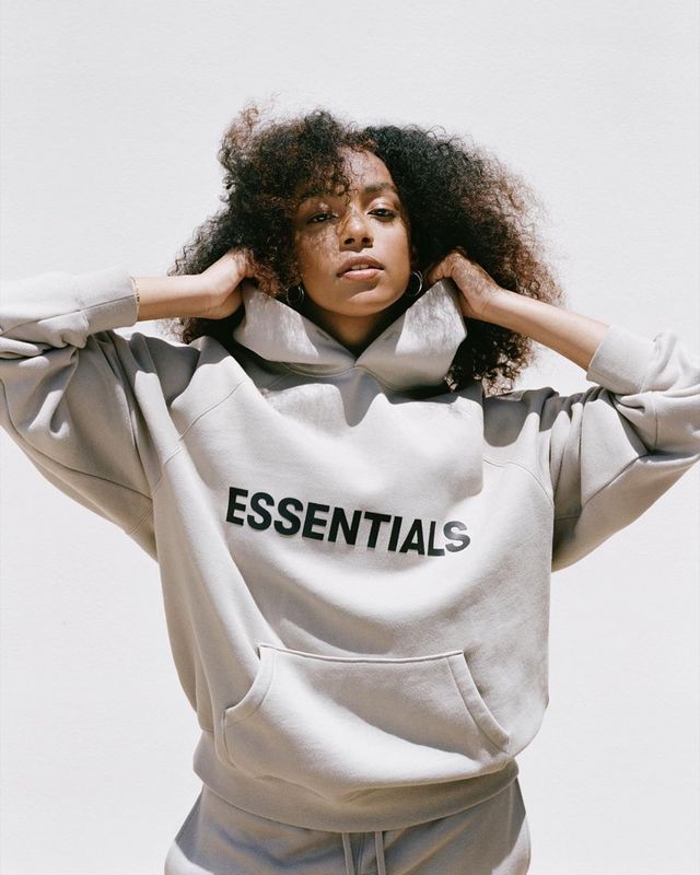 ESC1 Men's and women's three-dimensional letter printing loose plus fleece hoodie