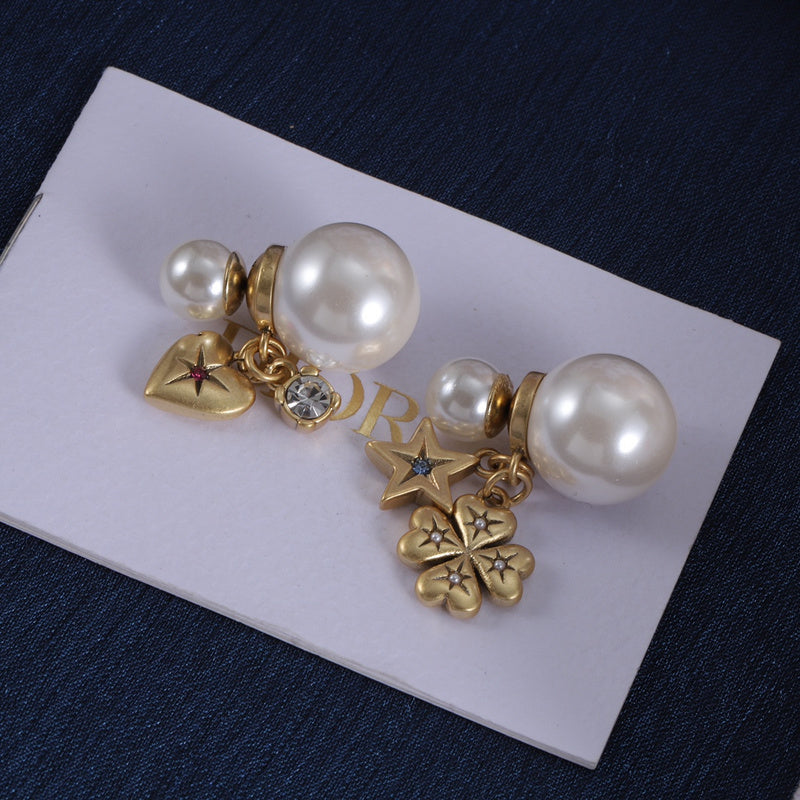 DIE37 Woman fashion alloy earrings Jewelry
