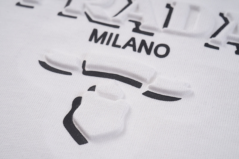 PRC58 New Men's and women's letter embroidery short-sleeved T-shirt Clothing
