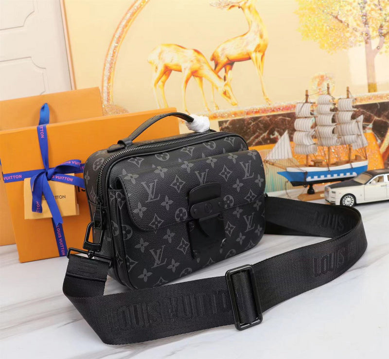 GLP066 High quality leather bag men bag 22 x 18 x 8CM