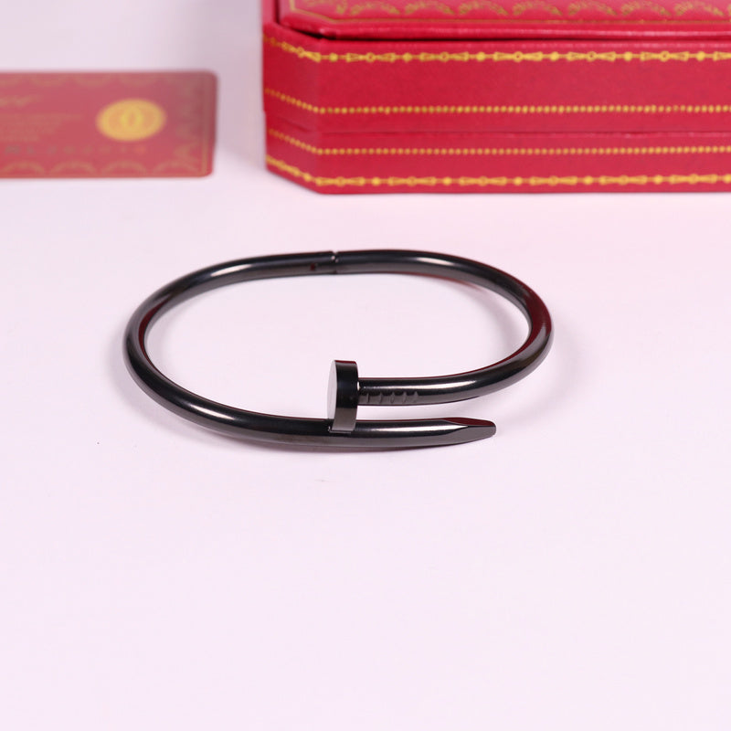 CAB12 bangle 316L steel with 18K gold plated women size or man size Jewelry