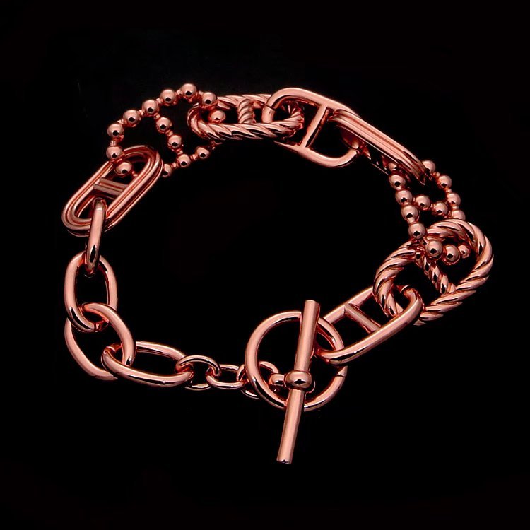 HB02 Men's pig nose letter bracelet jewelry