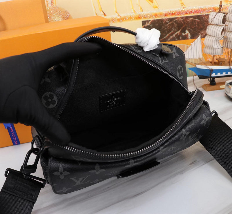 GLP066 High quality leather bag men bag 22 x 18 x 8CM