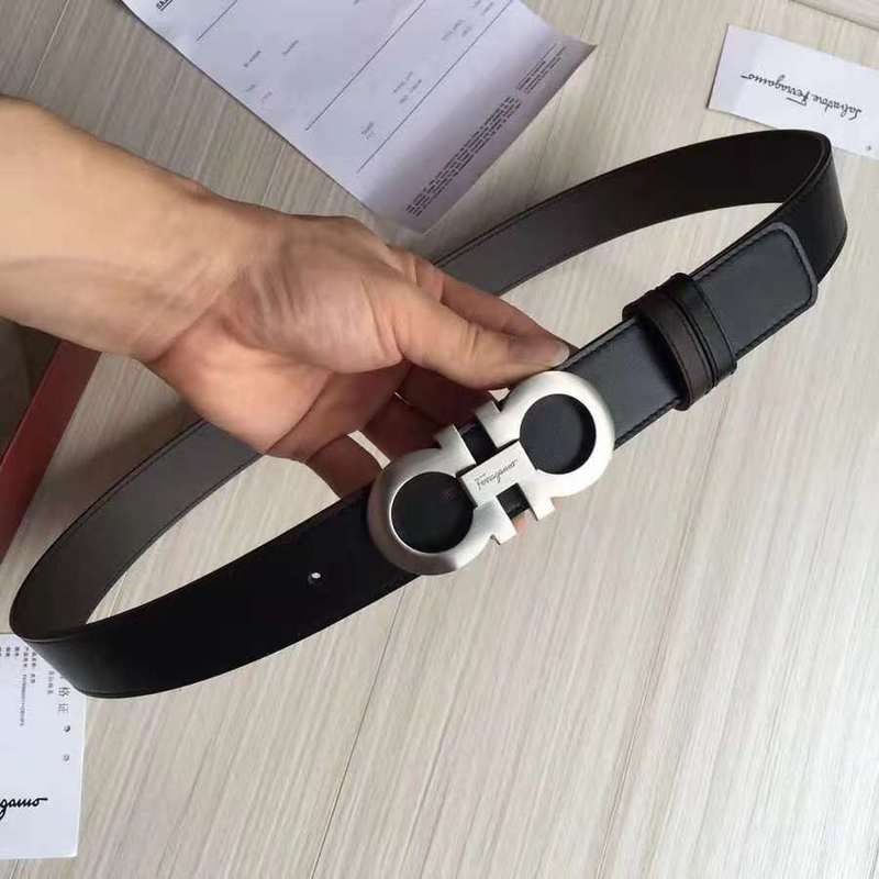 FBL4 Real leather 3.5CM 95-125CM Belt with all packing