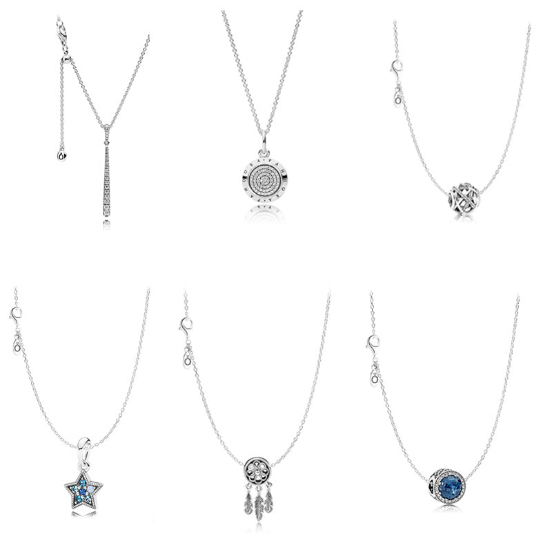 PDN3 925 Sterling Silver Necklace High Quality Jewelry