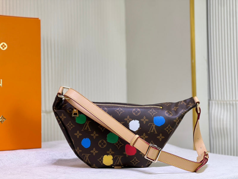 LLP04 Leather shoulder bag 37-14-13CM