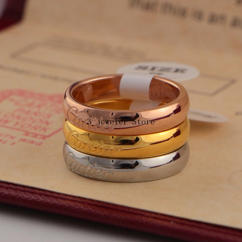CAR8 316L steel with 18K gold plated Jewelry