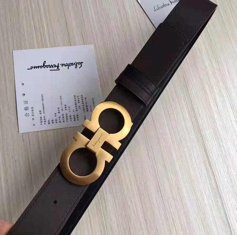 FBL4 Real leather 3.5CM 95-125CM Belt with all packing