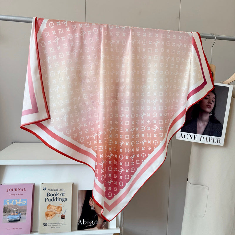 XLC09 Silk satin 90-90CM Scarf
