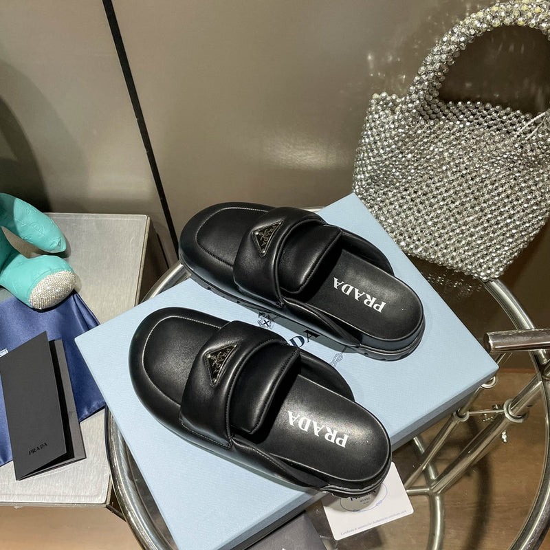 MJPS3 Leather Women Slippers 35-41 shoes With box