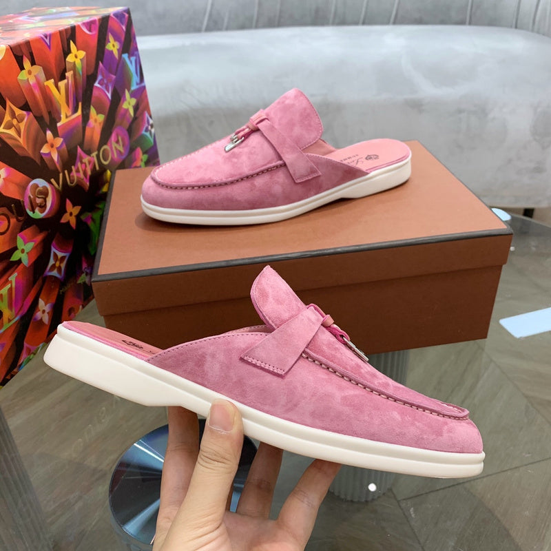 GLS18 Leather shoes Women35-42 Man40-45 Slipper with box