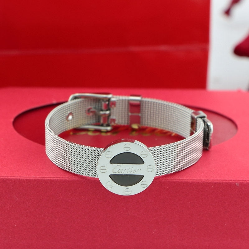 CAB4 Round letter belt buckle ladies bracelet Jewelry