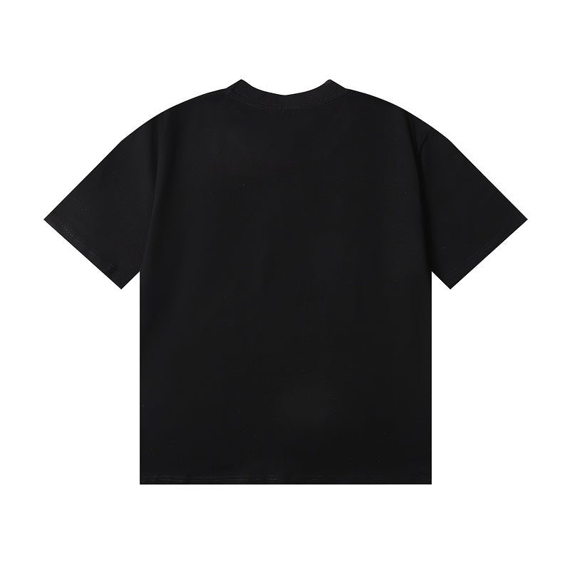 GUC026 New Men's and women's letter embroidery short-sleeved T-shirt