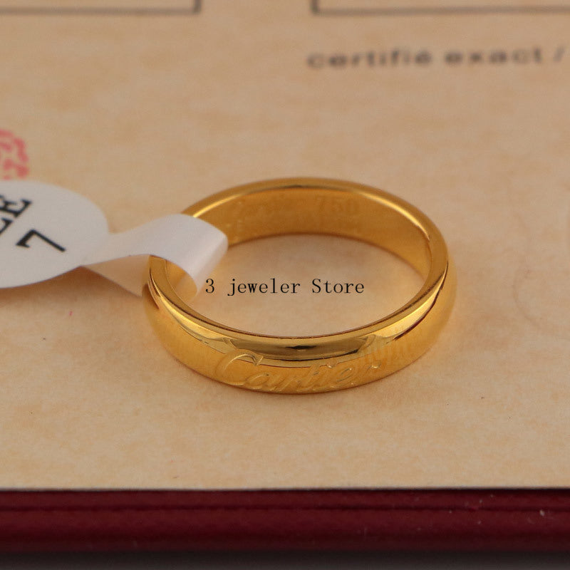CAR8 316L steel with 18K gold plated Jewelry