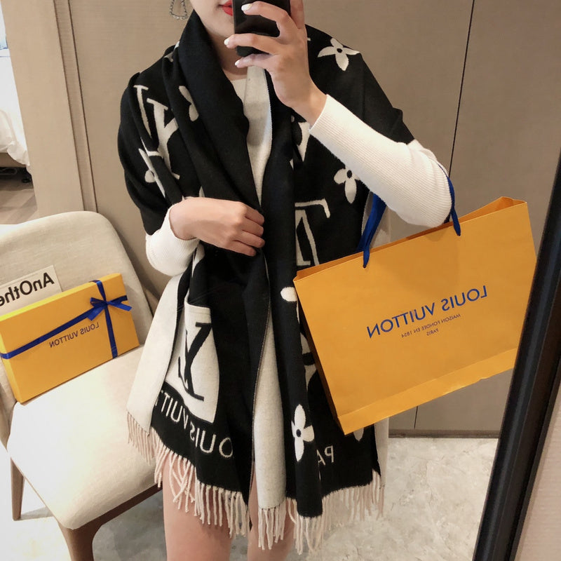 XLC19 cashmere blend 65-180CM Scarf Can choose box