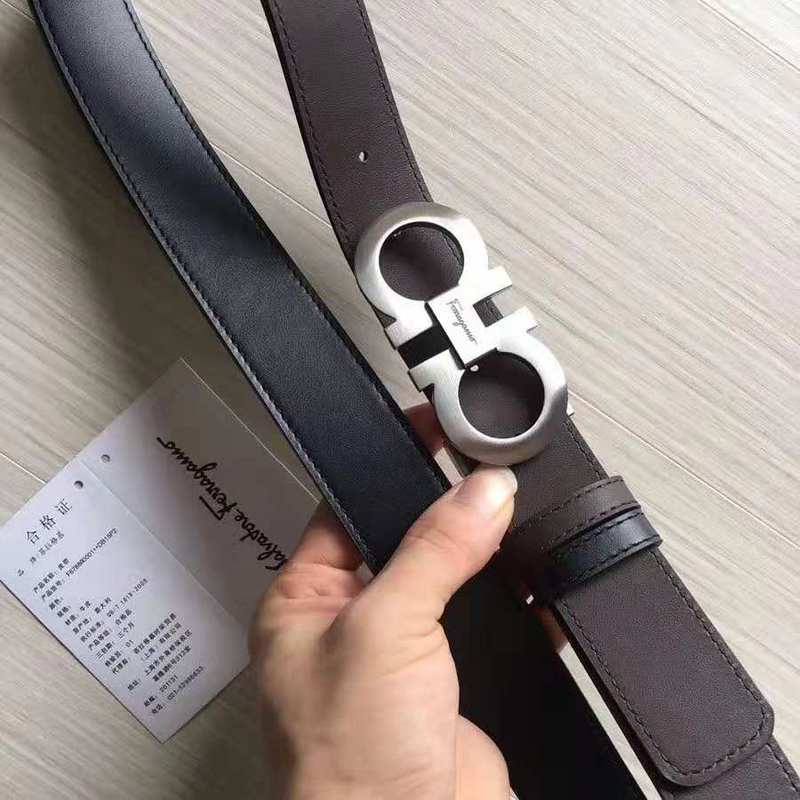FBL4 Real leather 3.5CM 95-125CM Belt with all packing
