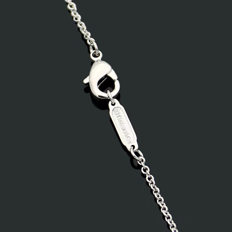 TN020 Snow Key Stainless Steel Long Necklace Jewelry