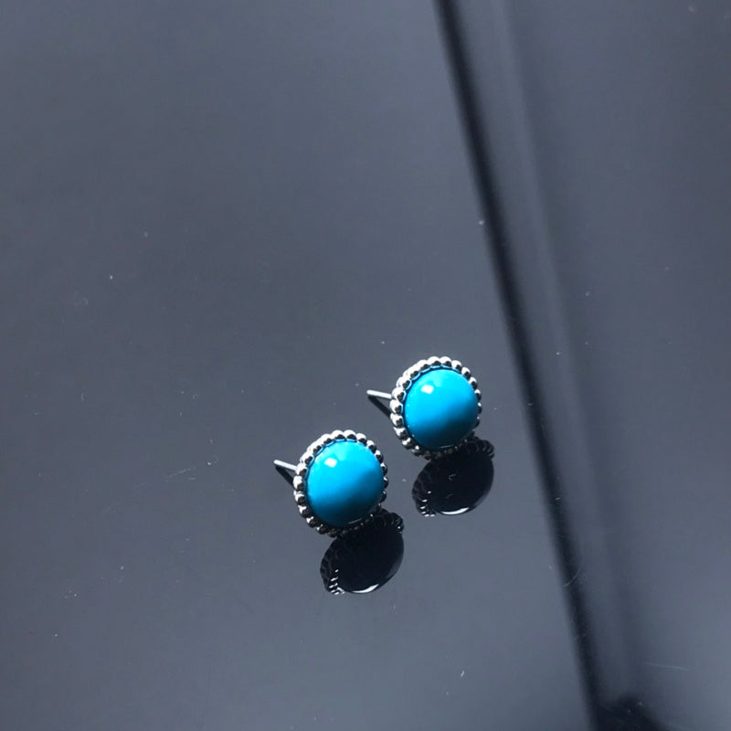 AVSE7 Women's new candy fritillary beaded stud earrings jewelry