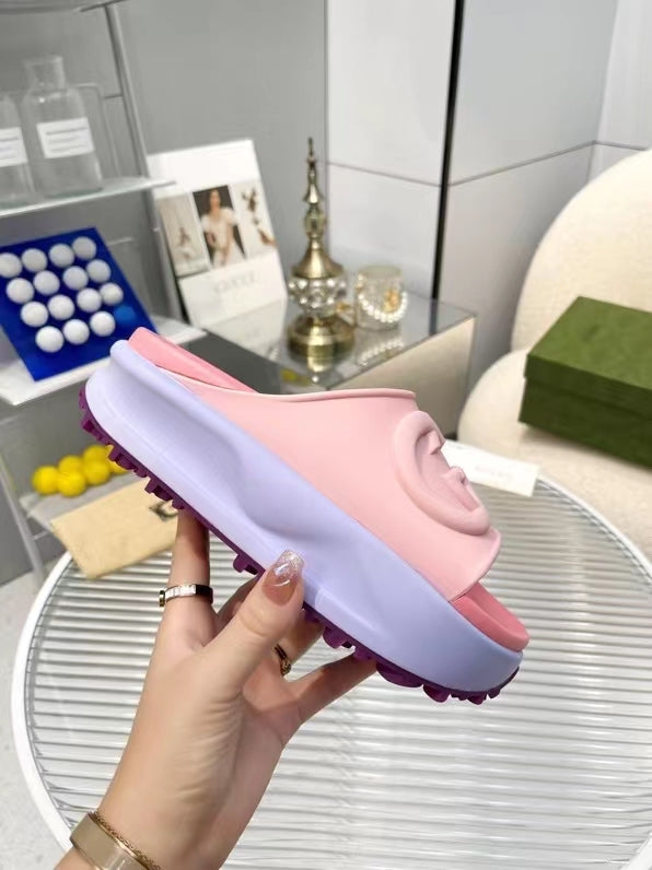 GGS19 Women 4-5CM shoes 36-41 with packing slippers