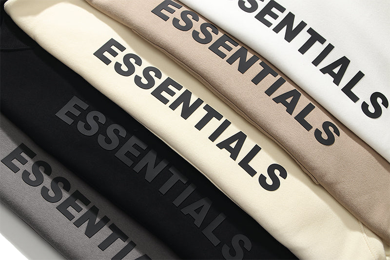 ESC1 Men's and women's three-dimensional letter printing loose plus fleece hoodie