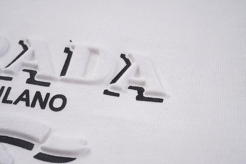 PRC58 New Men's and women's letter embroidery short-sleeved T-shirt Clothing