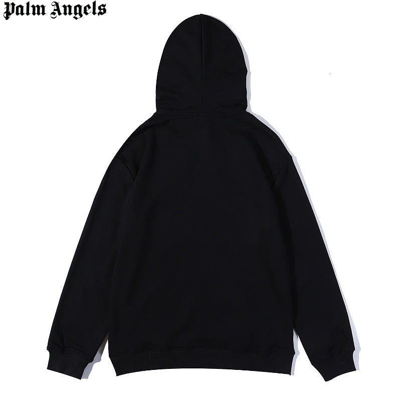 MYC2 Men's and women's palm angel grey towel embroidered broken head teddy bear hooded sweater