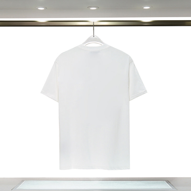 PRC58 New Men's and women's letter embroidery short-sleeved T-shirt Clothing