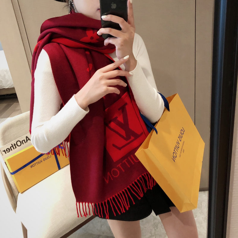 XLC19 cashmere blend 65-180CM Scarf Can choose box