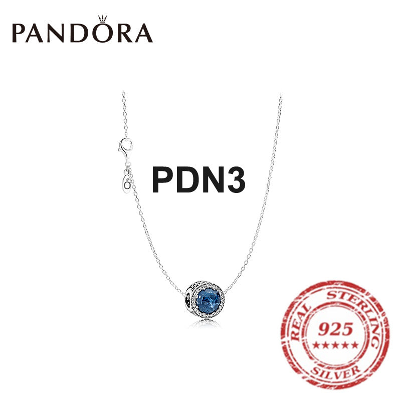 PDN3 925 Sterling Silver Necklace High Quality Jewelry