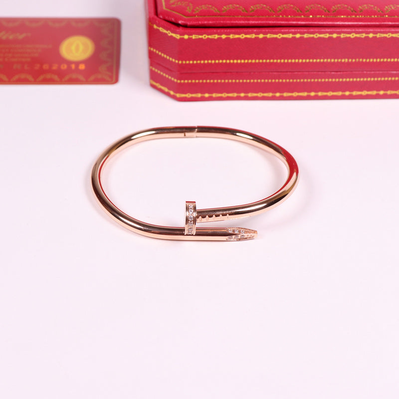 CAB12 bangle 316L steel with 18K gold plated women size or man size Jewelry