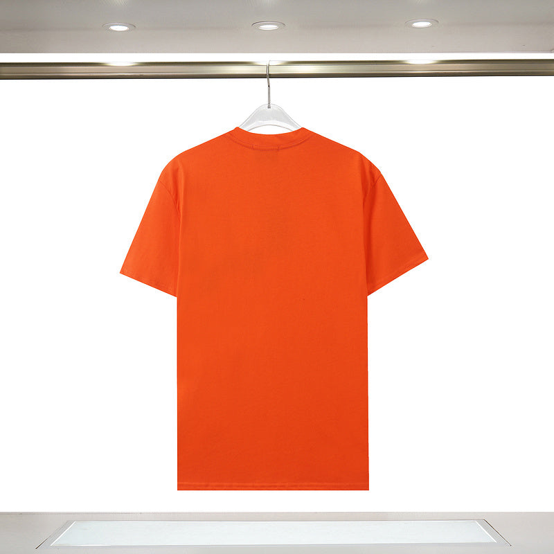 PRC58 New Men's and women's letter embroidery short-sleeved T-shirt Clothing
