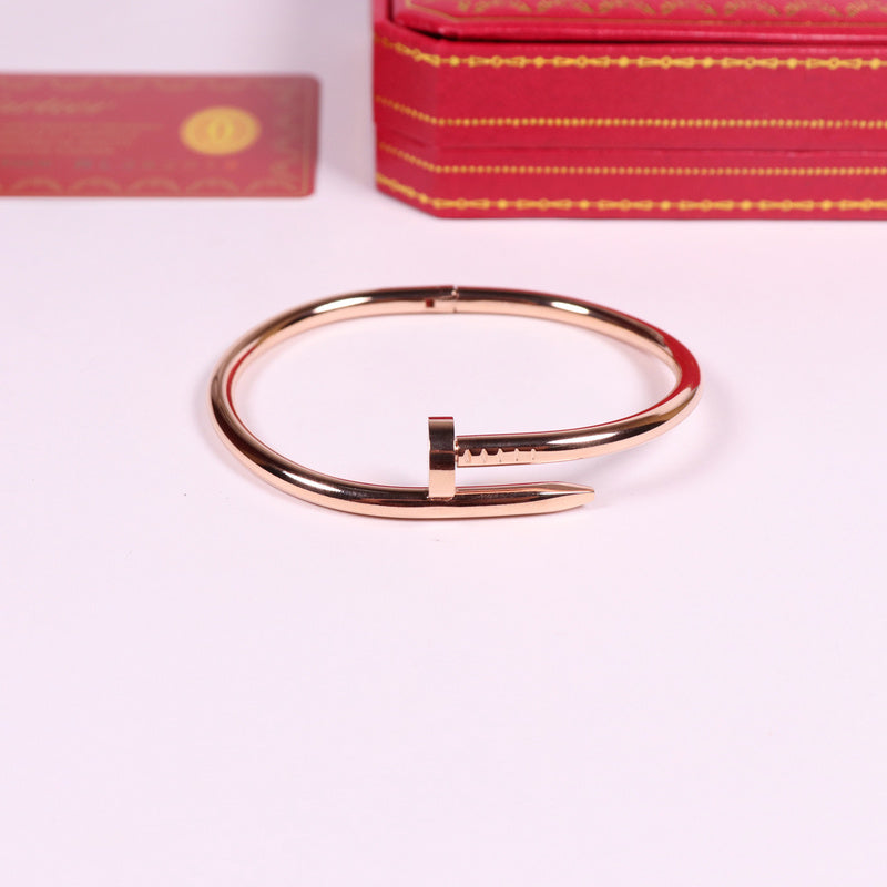 CAB12 bangle 316L steel with 18K gold plated women size or man size Jewelry