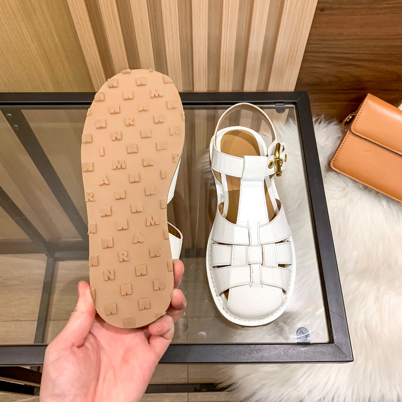 MJNS0 Women slipper Leather Shoes 35-40 with box