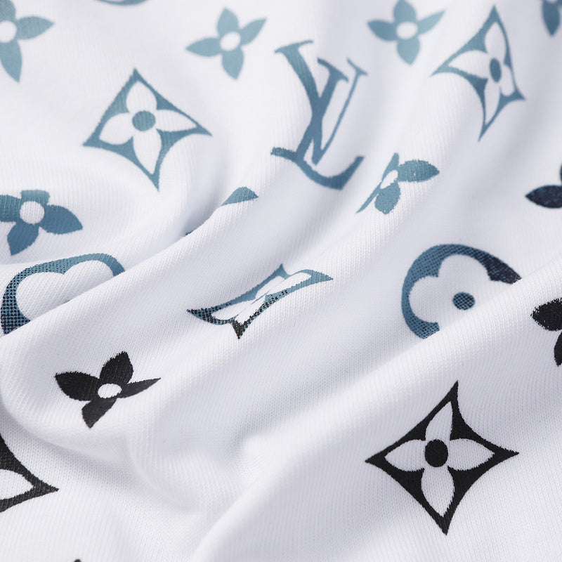LVC144 New Men's and women's letter embroidery short-sleeved T-shirt clothing