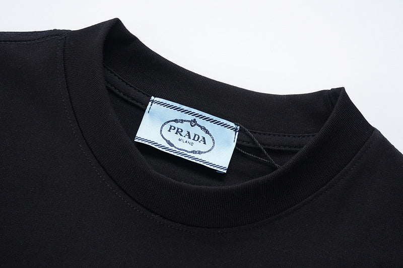 PRC58 New Men's and women's letter embroidery short-sleeved T-shirt Clothing